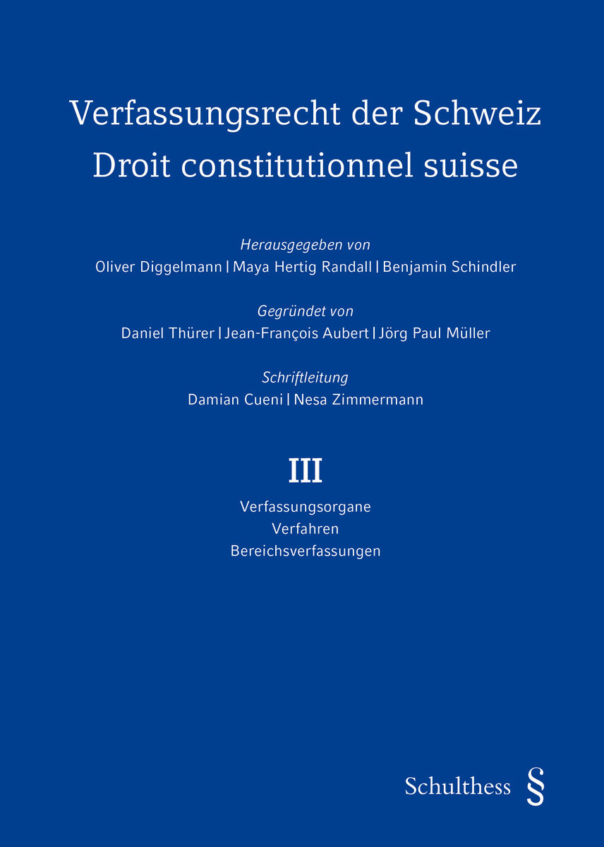 Verfassungsrecht der Schweiz / Droit constitutionnel suisse (PrintPlu§)