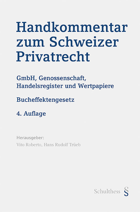 Handkommentar zum Schweizer Privatrecht - Handkommentar zum Schweizer Privatrecht