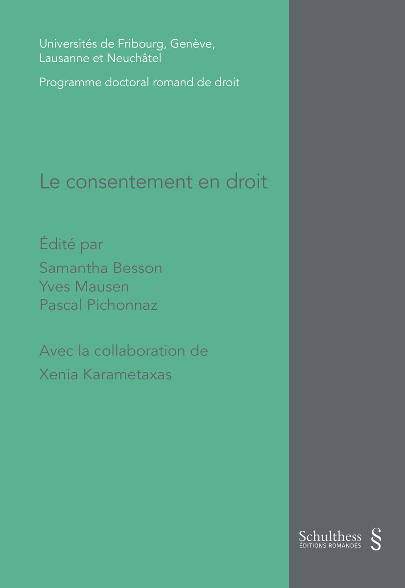 Le consentement en droit