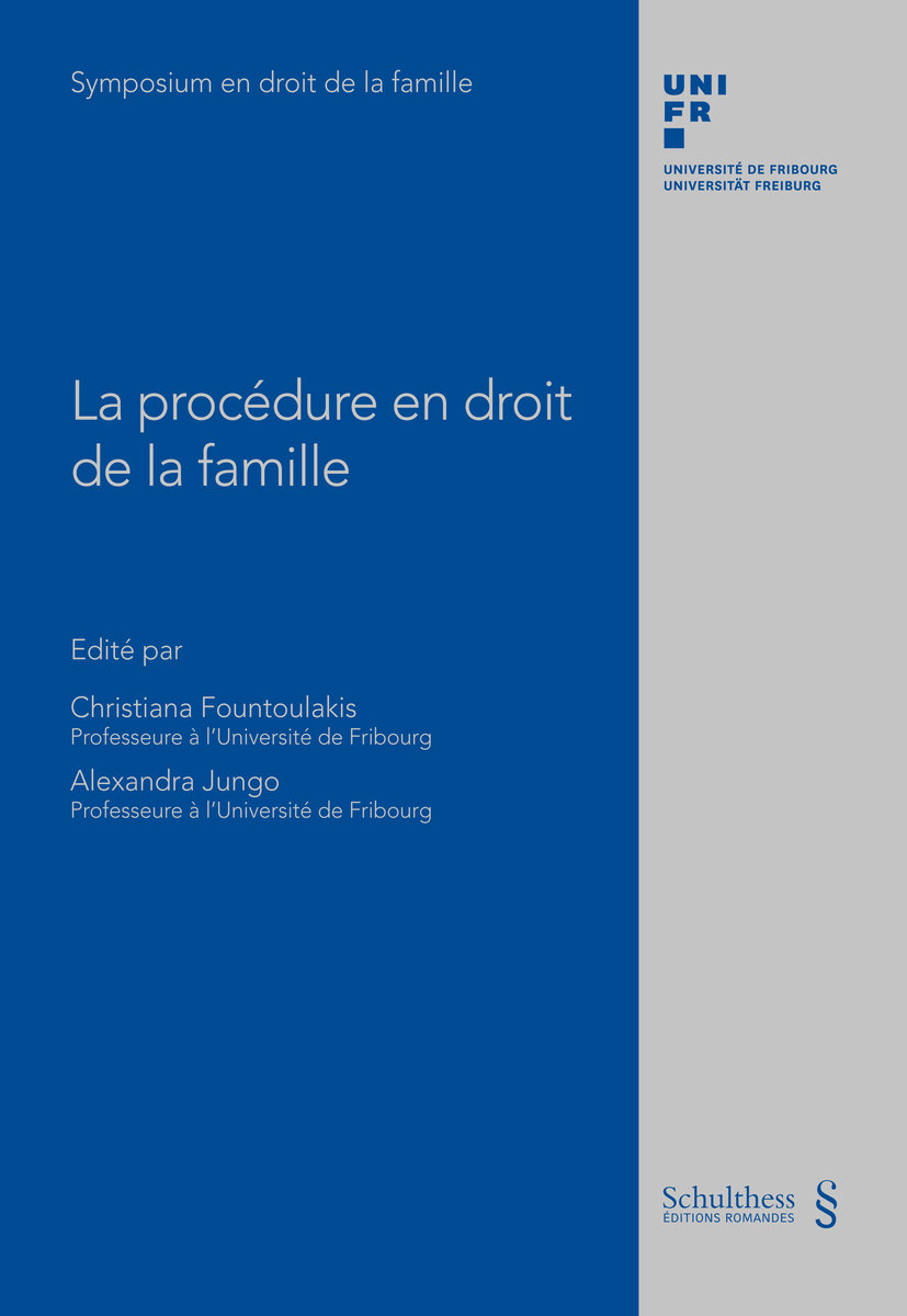 La procédure en droit de la famille