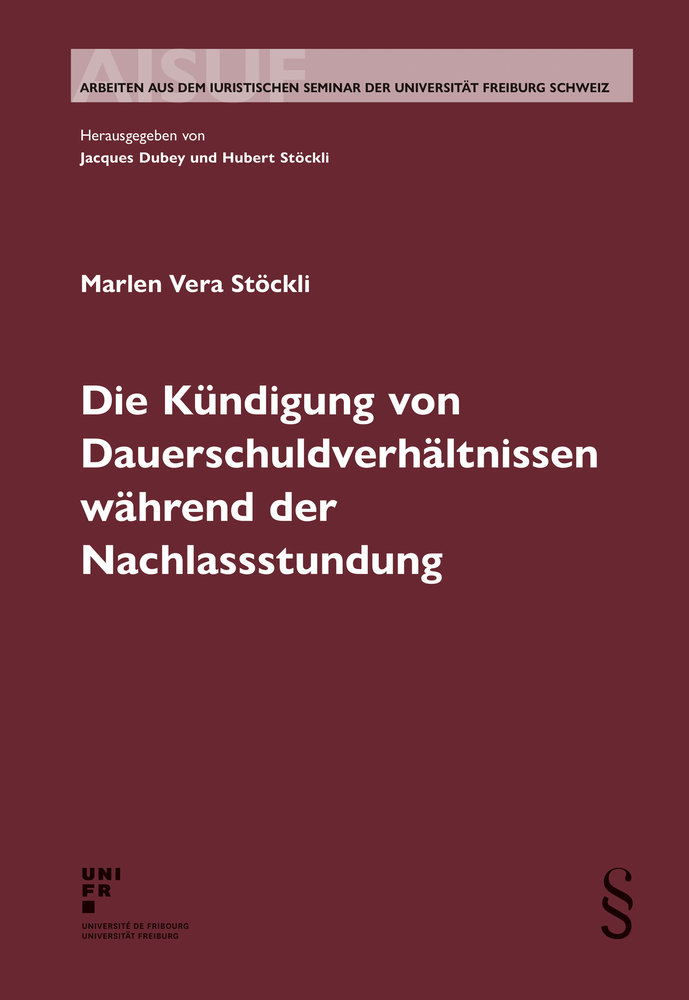 Die Kündigung von Dauerschuldverhältnissen während der Nachlassstundung