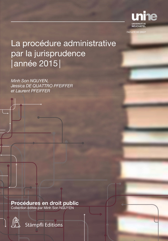 La procédure administrative par la jurisprudence année 2015