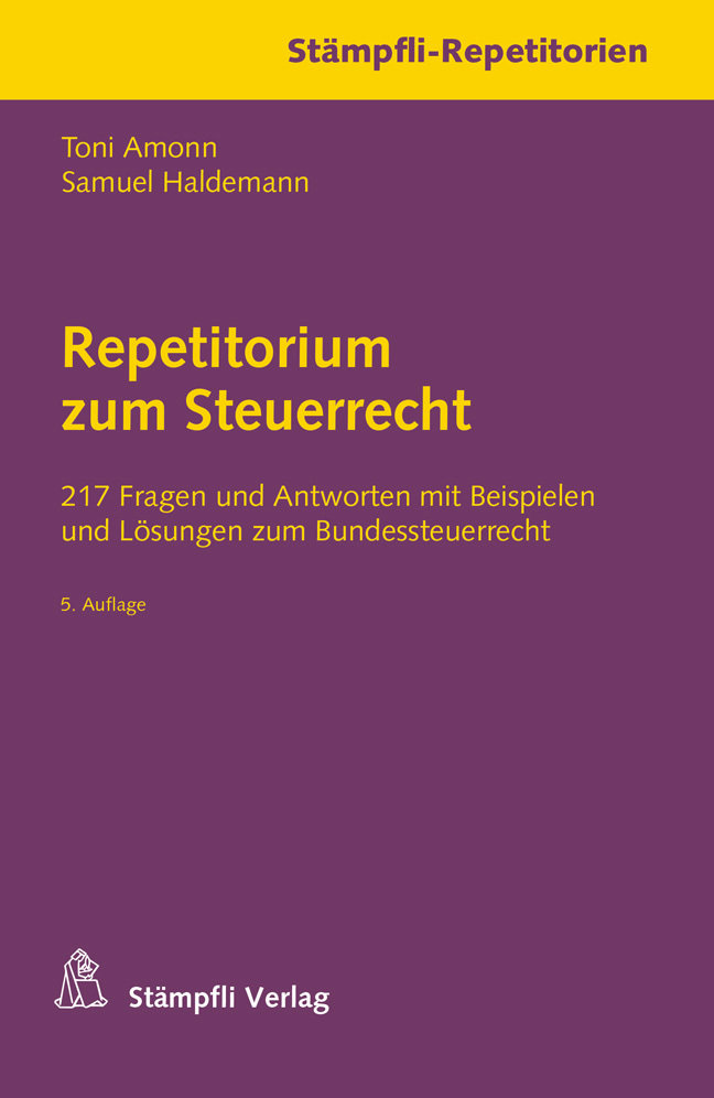 Repetitorium zum Steuerrecht