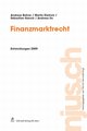 Finanzmarktrecht, Entwicklungen 2009