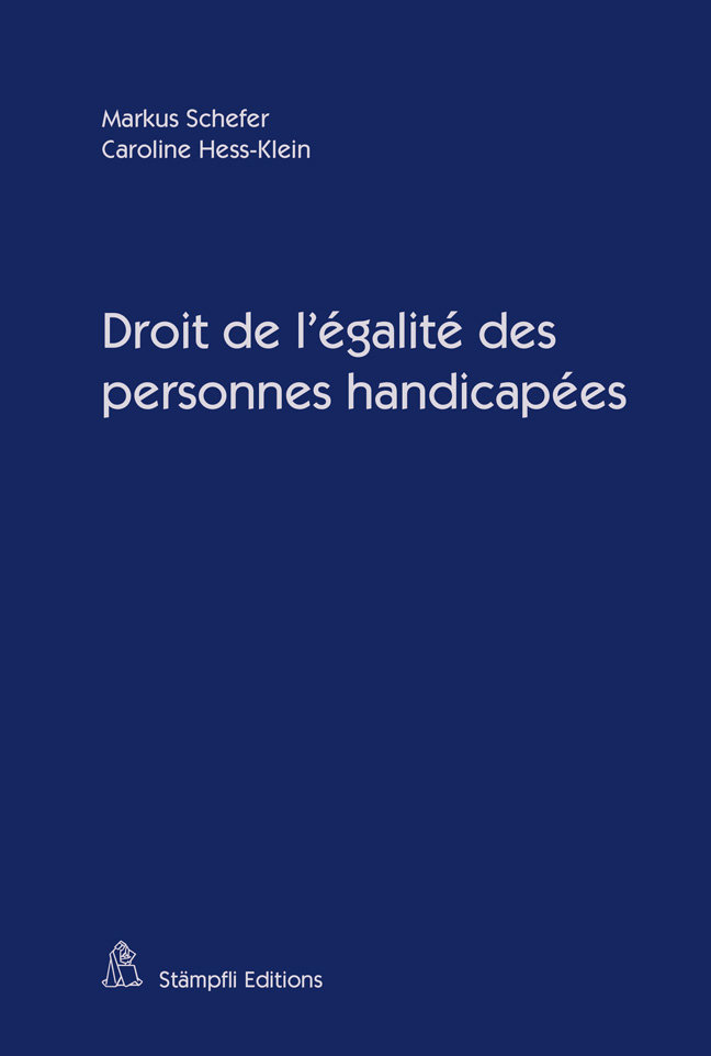 Droit de l'égalité des personnes handicapées