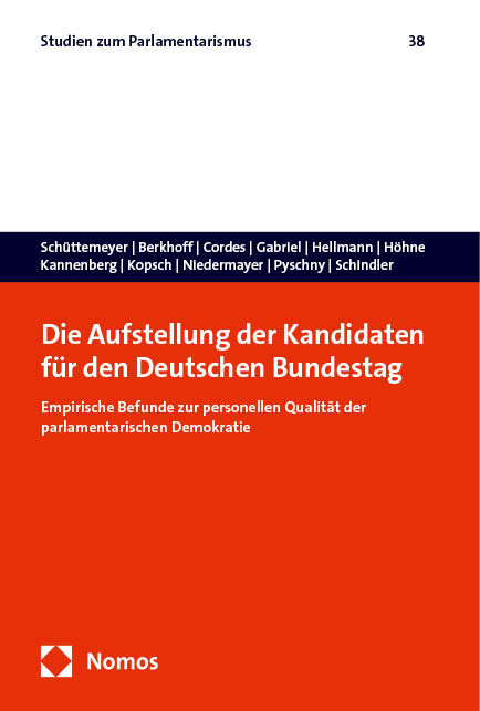 Die Aufstellung der Kandidaten für den Deutschen Bundestag