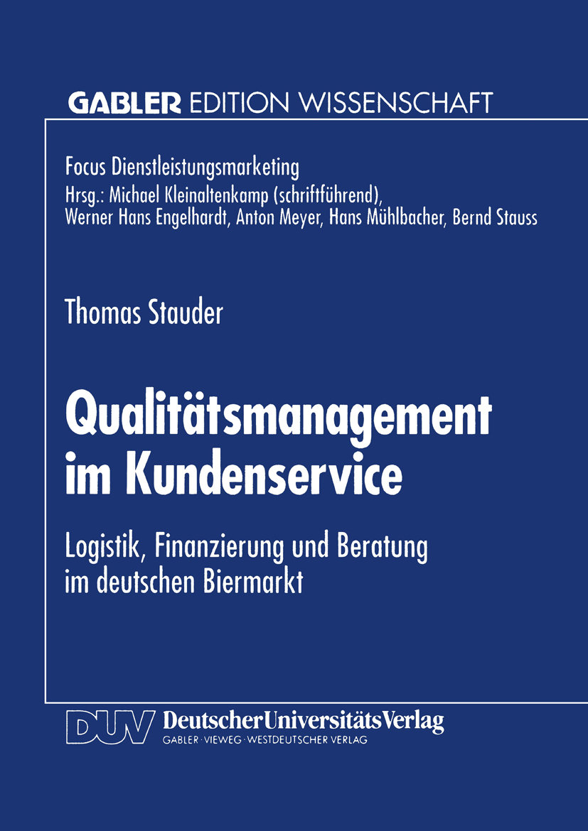 Qualitätsmanagement im Kundenservice