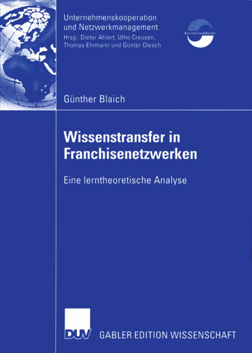 Wissenstransfer in Franchisenetzwerken