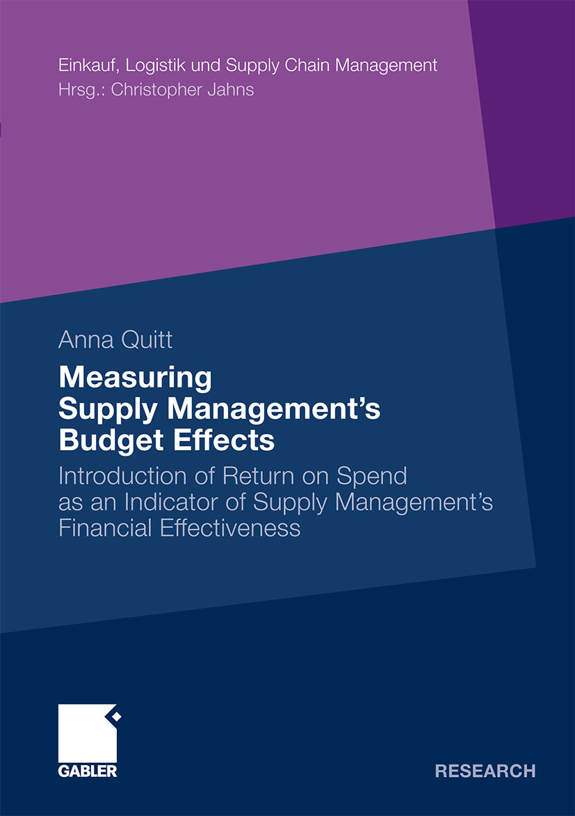 Measuring Supply Management´s Budget Effects