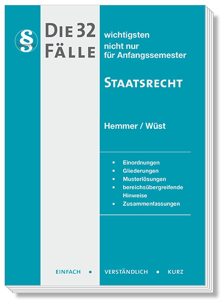 Die 32 wichtigsten Fälle Staatsrecht