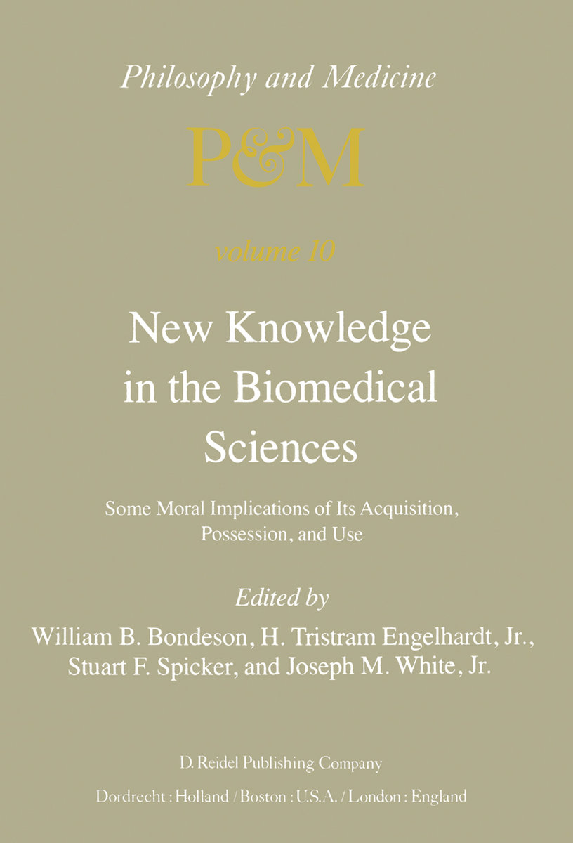 New Knowledge in the Biomedical Sciences