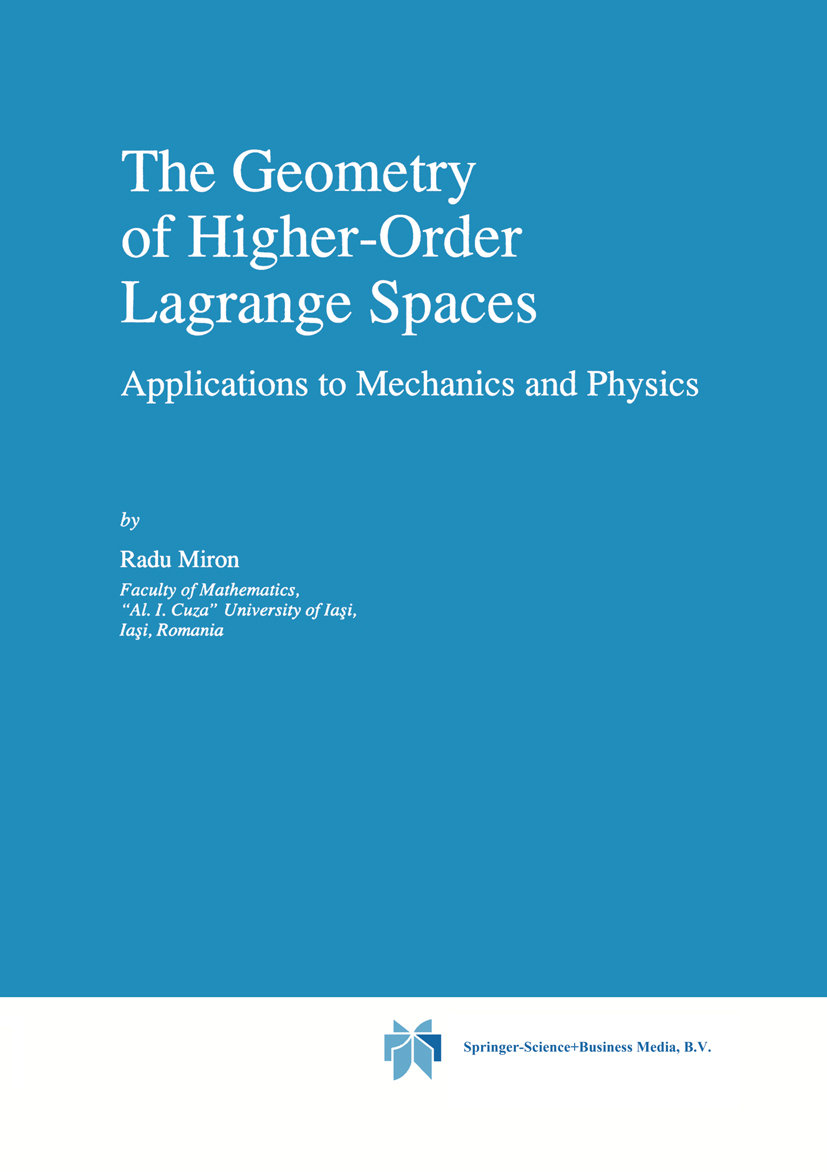 The Geometry of Higher-Order Lagrange Spaces