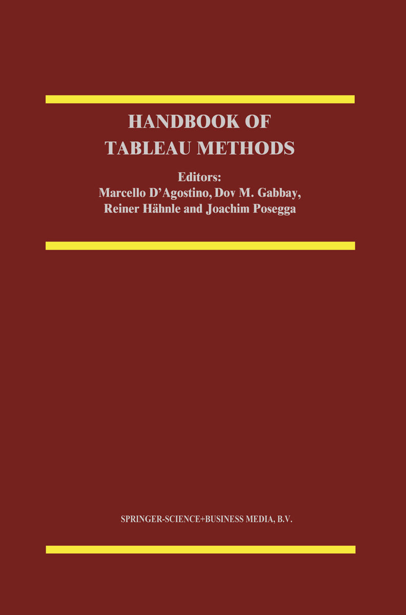 Handbook of Tableau Methods